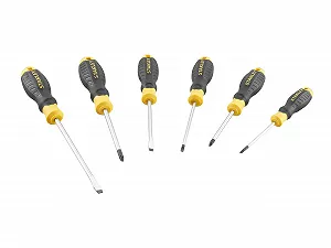 Набір викруток Stanley Cushion Grip™ 6 штук Хромованадієва сталь - Фото 1