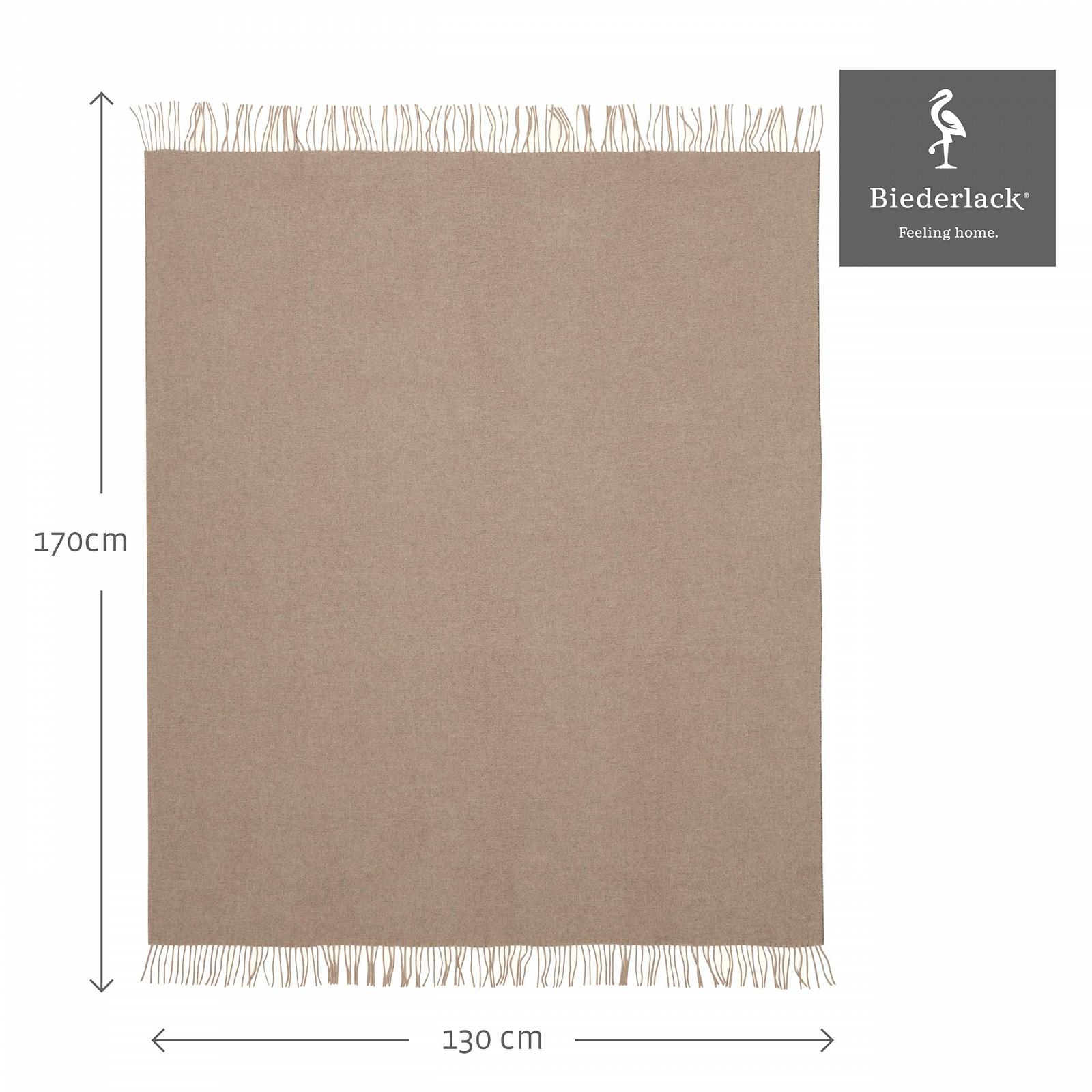 Плед Biederlack Velvet Soft Cuddly Blanket Wool Mix Natural Sand Вовна та кашемір Oeko-Tex Certified 130 x 170 см Пісочний, фото №2 Плед Biederlack Velvet Soft Cuddly Blanket Wool Mix Natural Sand Вовна та кашемір Oeko-Tex Certified 130 x 170 см Пісочний, фото №2