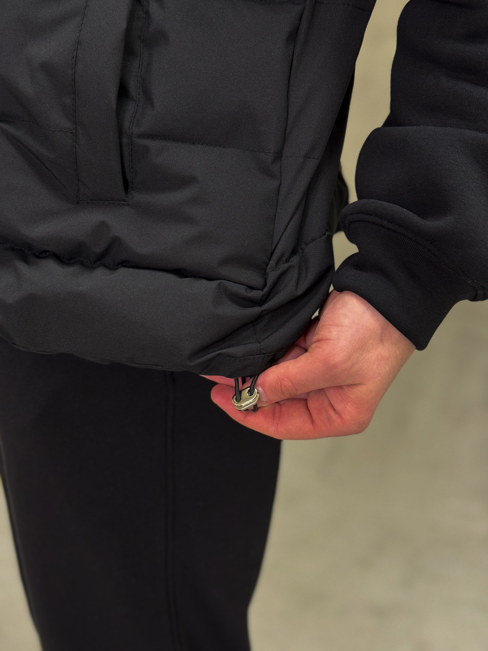 Куртка чоловіча демісезонна Infinity чорна весна з капюшоном L, фото №6 Куртка чоловіча демісезонна Infinity чорна весна з капюшоном L, фото №6