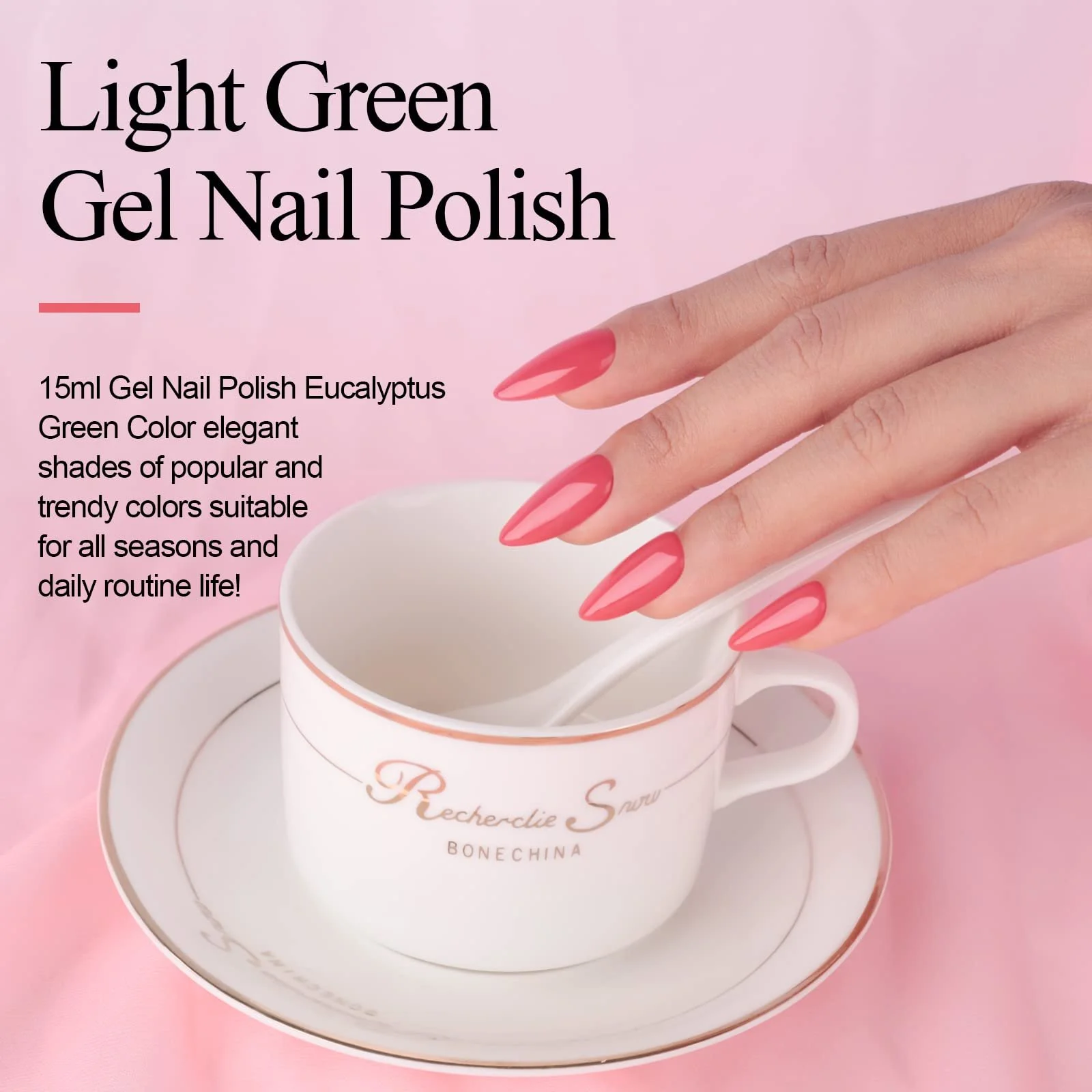 Гель-лак Coral Red, 15 мл, фото №2