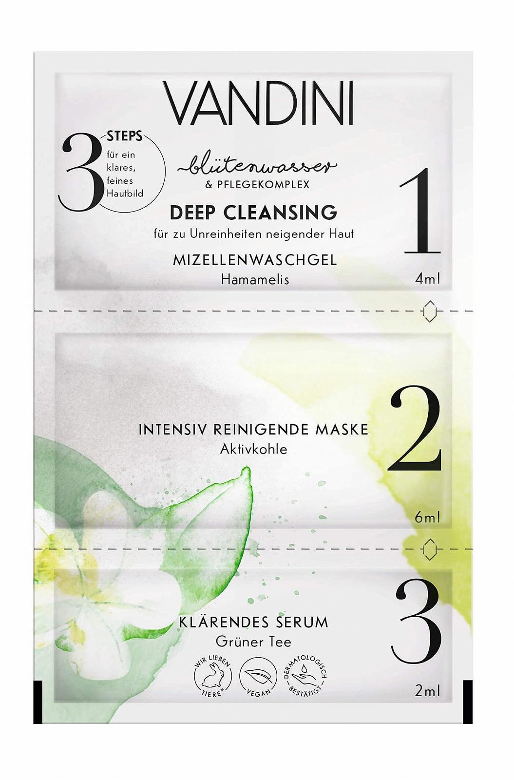 Маска для глубокой очистки VANDINI 3-Step, 2 шт (2 x 12 мл), фото №1
