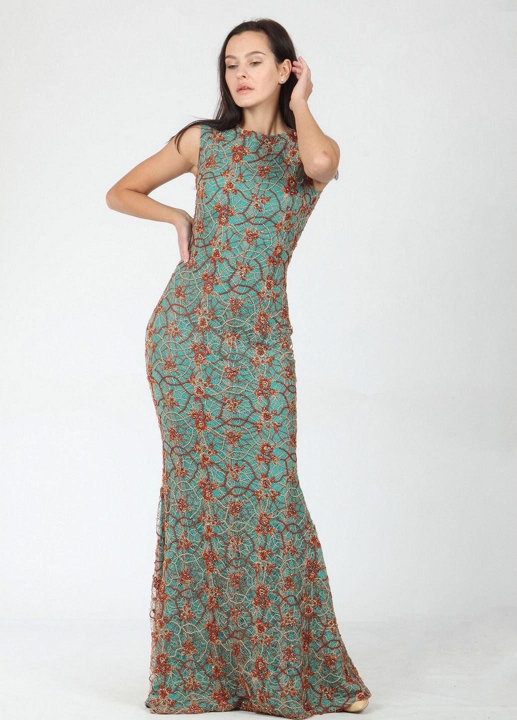 Платье Enna Levoni 44 Комбинированный (ND-021255-Mix), фото №4