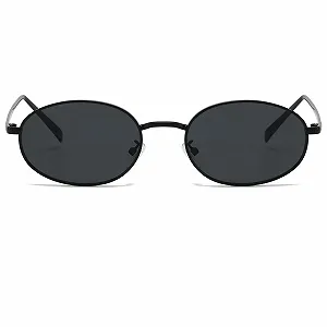 Сонцезахисні окуляри Овальні Ретро Ggpyyon для жінок та чоловіків, класичні вінтажні в стилі 90-х, металева оправа synthetic.ua - Фото 1