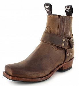 Ботинки Biker Sendra Boots Unisex 8286 Кожаные Мотоциклетные - Фото 1