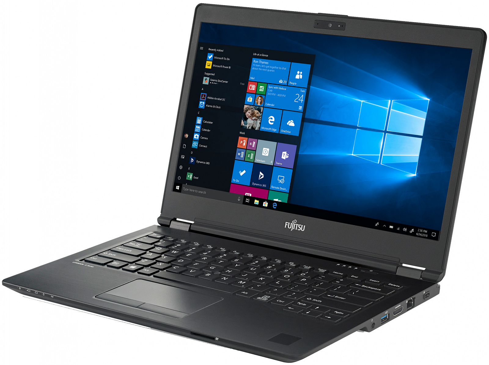 Ноутбук 14" Fujitsu Lifebook U7410 Intel Core i5-10310U RAM 16GB SSD 512GB 10год батарея Win11 Магнієвий корпус (UKR), фото №2