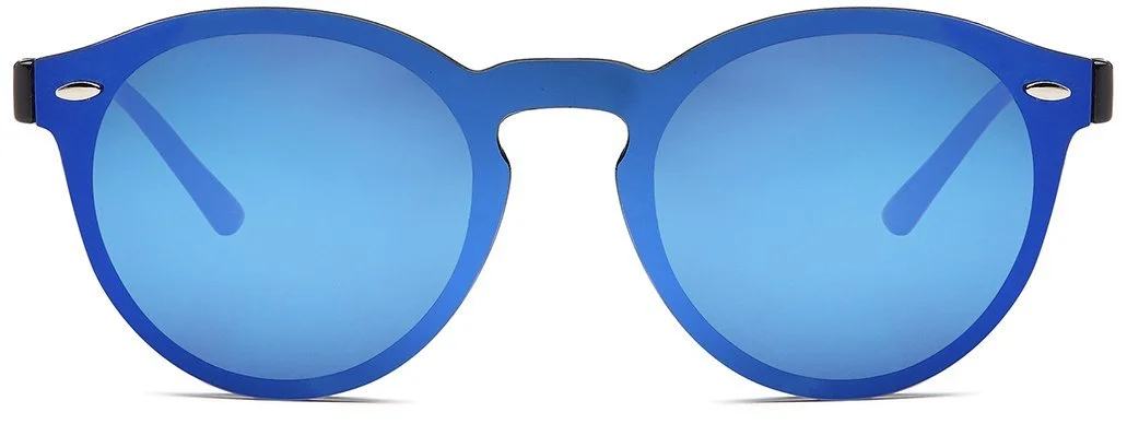 Солнцезащитные очки Унисекс styleBreaker 09020081, моностекло, плоские линзы, круглая форма стекла, фото №2