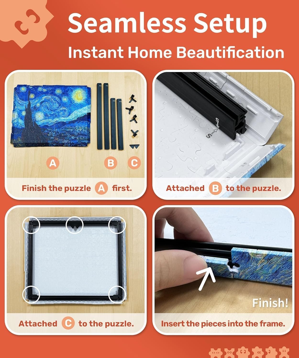 Настінний пазл PieceRelax Olivia Gibbs Resting Scene 366 елементів пластиковий [HN1370], фото №5