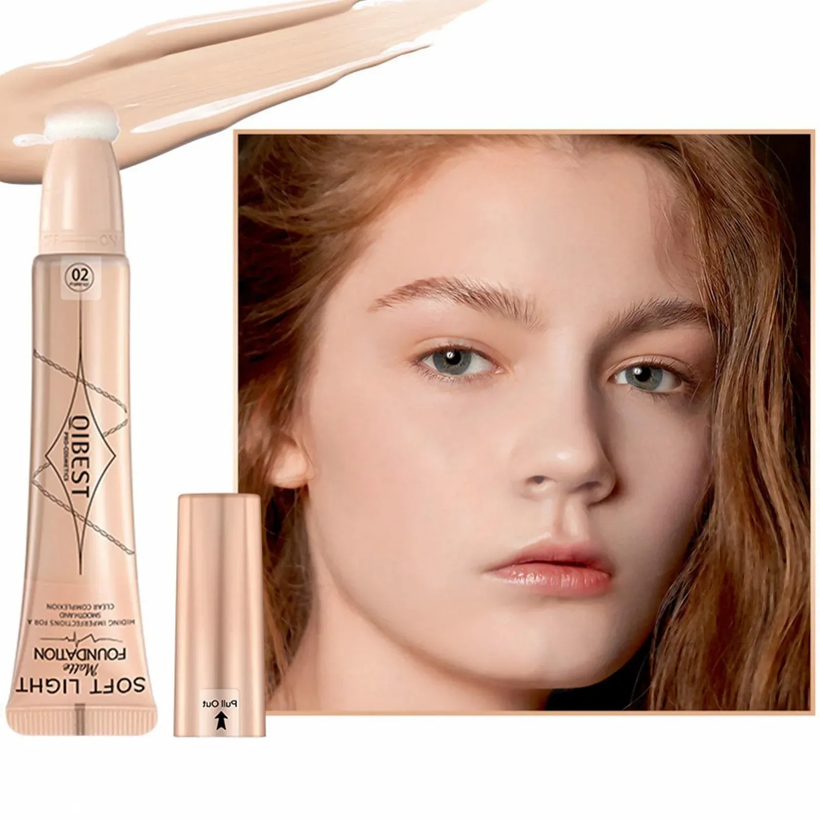 Консилер для очей для сухої шкіри, легкий, кремовий, стійкий макіяж для обличчя від нерівностей і темних кіл, фото №6