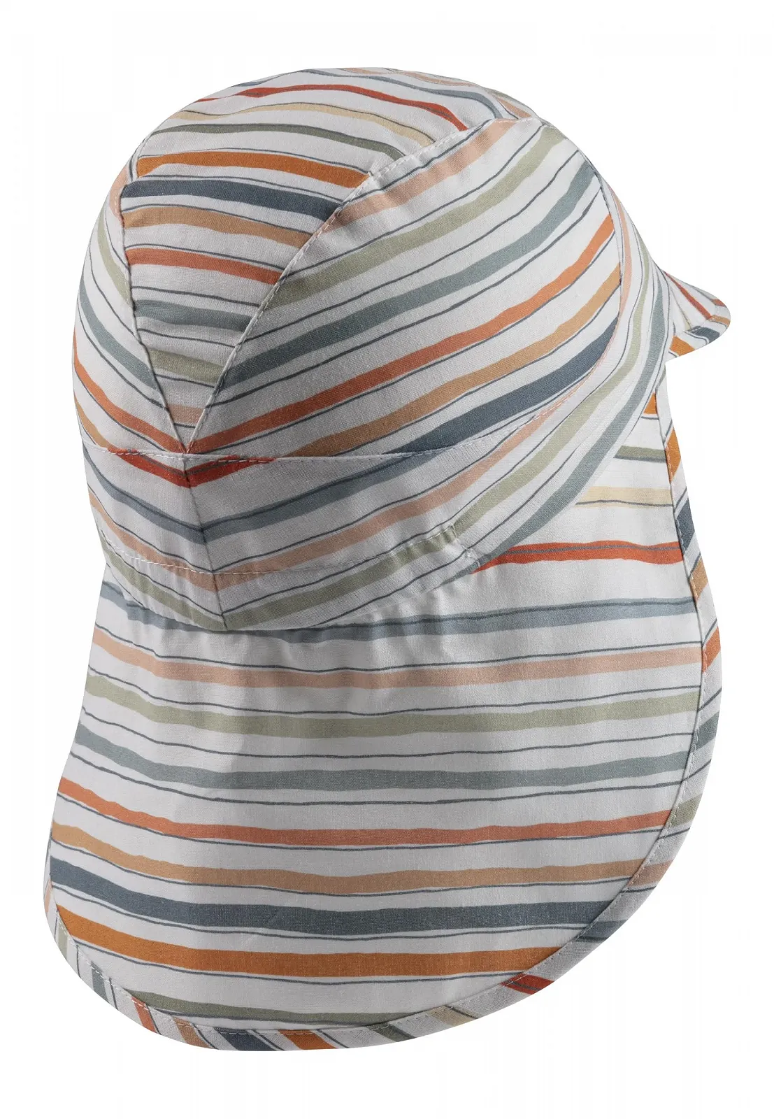 Кепка з козирком Sterntaler з захистом шиї Stripes - Дитяча шапка на підкладці з органічної батистової тканини, фото №2 Кепка з козирком Sterntaler з захистом шиї Stripes - Дитяча шапка на підкладці з органічної батистової тканини, фото №2