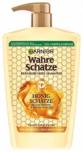 Шампунь Garnier True Treasures Відновлюючий Медові Скарби XXL Формат 1 л - Фото 1