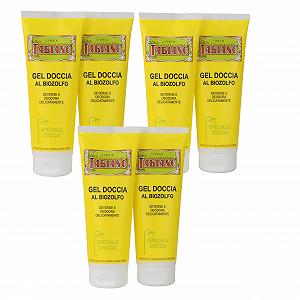 Гель для душу Pilogen Carezza Tabian Super Soap BioSulphur з бетаїном 250 мл x 6 - Фото 1