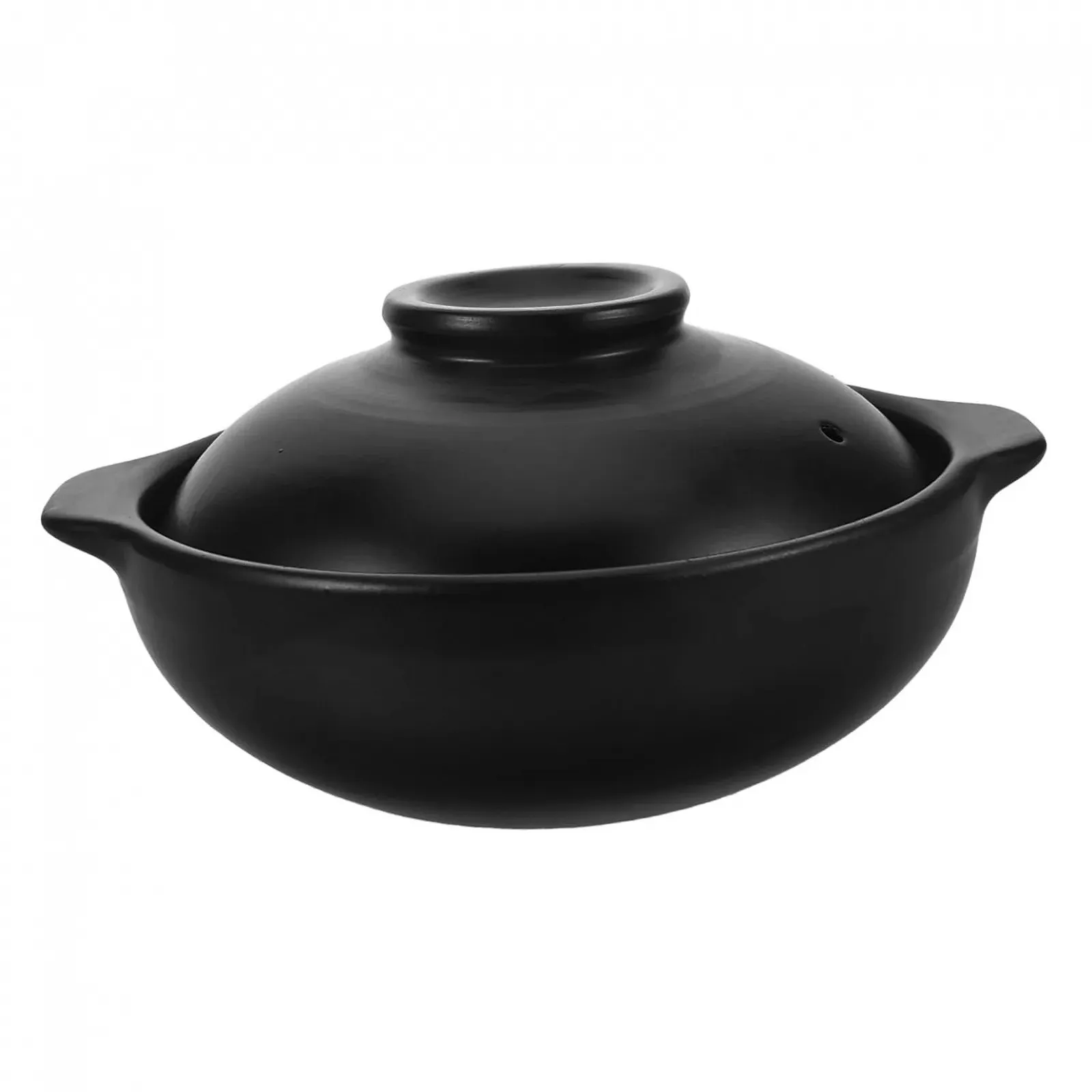 Горшок IMIKEYA керамический с крышкой для бульонов супов и блюд из риса термостойкий, фото №1
