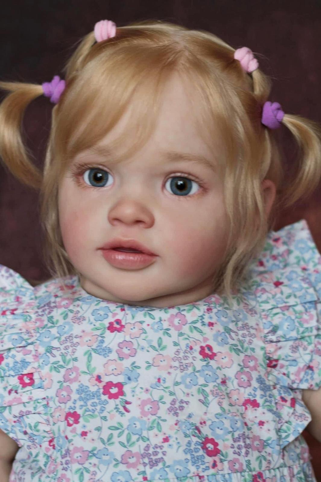 Кукла Zero pam Reborn Baby Girl 26 дюймов 70 см Большого размера Как настоящая малышка, фото №5