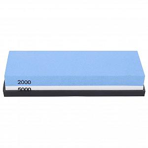 Точильний камінь двосторонній з підставкою 2000 + 5000 Mesh для кухні - Фото 1