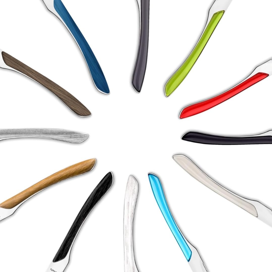 Набор столовых приборов Amefa Eclat Nature Коричневый, 24 предмета на 6 персон, нержавеющая сталь, ручки из пластика с имитацией дерева, можно мыть в посудомоечной машине, фото №6 Набор столовых приборов Amefa Eclat Nature Коричневый, 24 предмета на 6 персон, нержавеющая сталь, ручки из пластика с имитацией дерева, можно мыть в посудомоечной машине, фото №6