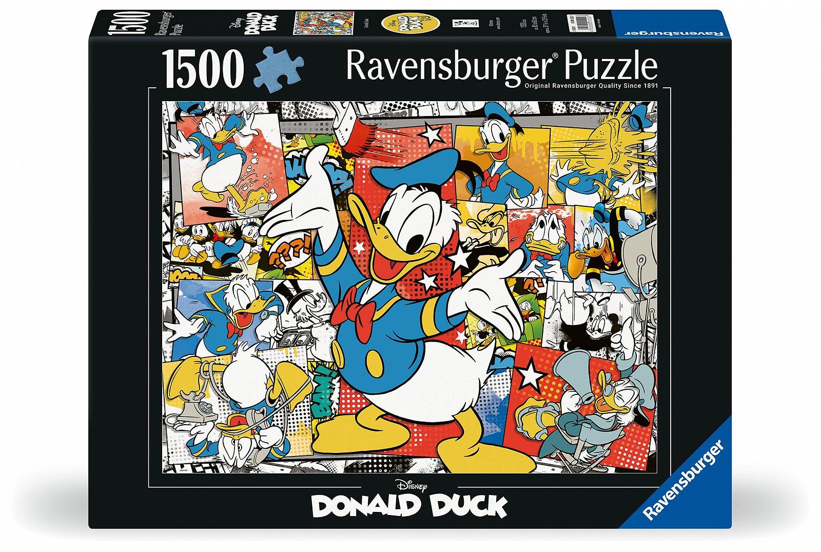 Пазл Ravensburger Disney Donald Duck 1500 деталей, фото №2 Пазл Ravensburger Disney Donald Duck 1500 деталей, фото №2