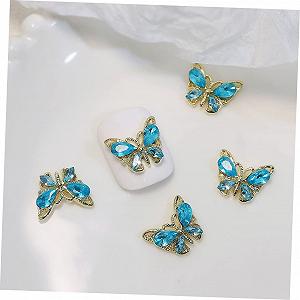 Украшение для ногтей Beavorty Бабочка Кристалл Смола 3D Набор 10 шт. synthetic.ua - Фото 1