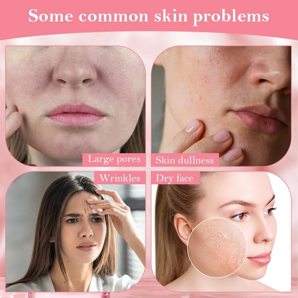 Маска LOPHE Коллаген, Набор из 4 штук, Увлажняющая ночная маска, Успокаивающая, Увлажняющая, Коллагеновая маска для всех типов кожи, Розовая, фото №7