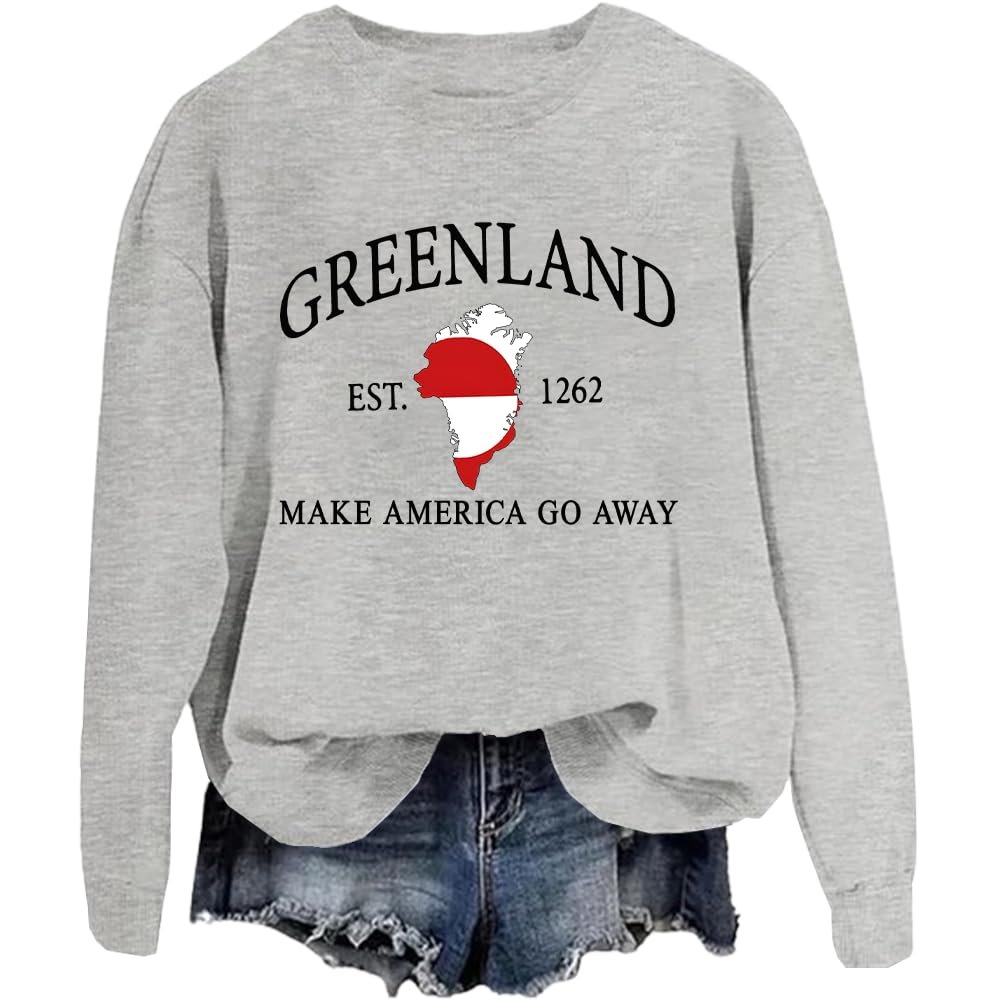 Свитшот Greenland Unisex Make America Go Away Shirt, фото №1