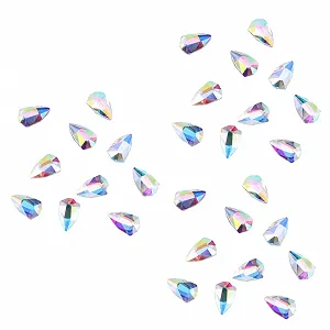 Стразы для ногтей FRCOLOR Имитация Форма щита 30 шт. - Фото 1