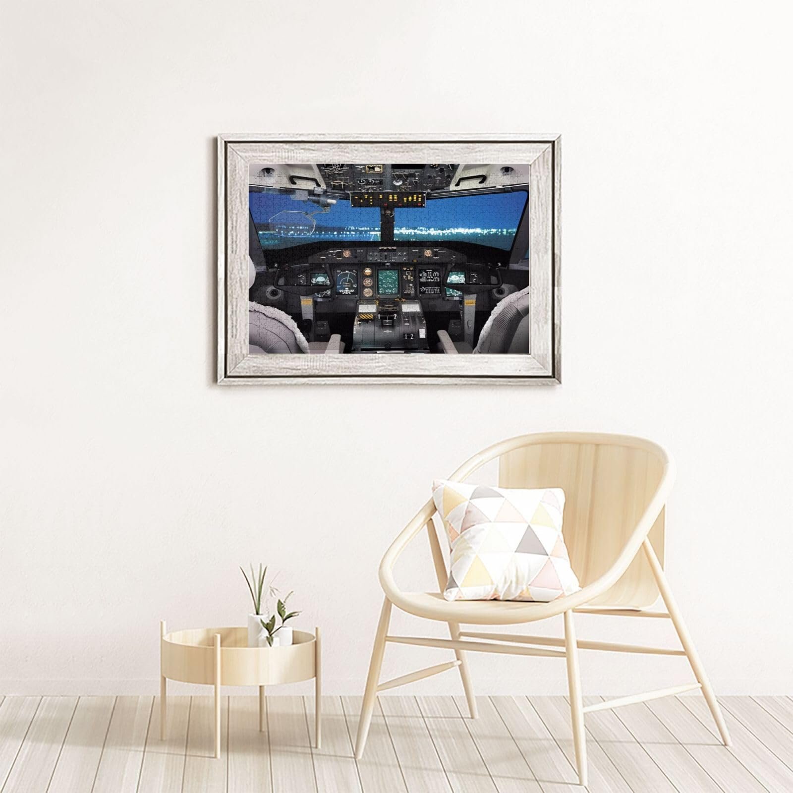 Пазл Aeroplane Cockpit Print 1000 элементов деревянный вертикальный, фото №9