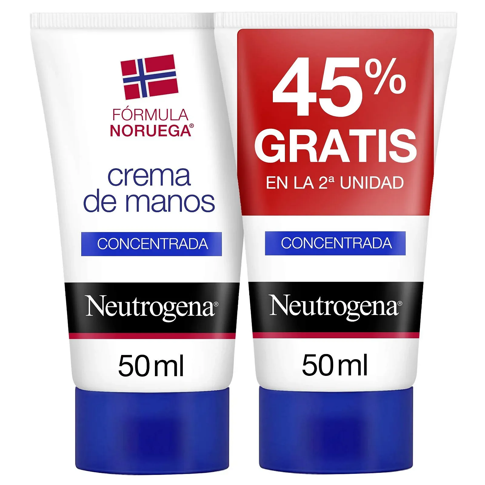 Крем для рук та нігтів Johnson & Johnson 2 x 50 мл, фото №1