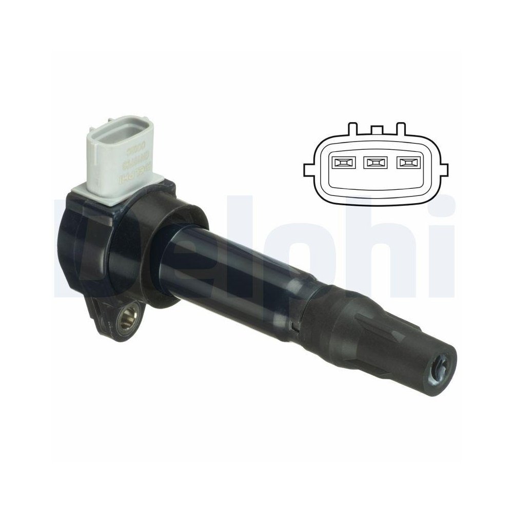 Катушка зажигания DELPHI GN10793-12B1 для MITSUBISHI, фото №1