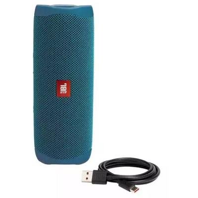 Акустическая система JBL Flip 5 Eco Edition Ocean Blue (JBLFLIP5ECOBLU), фото №3