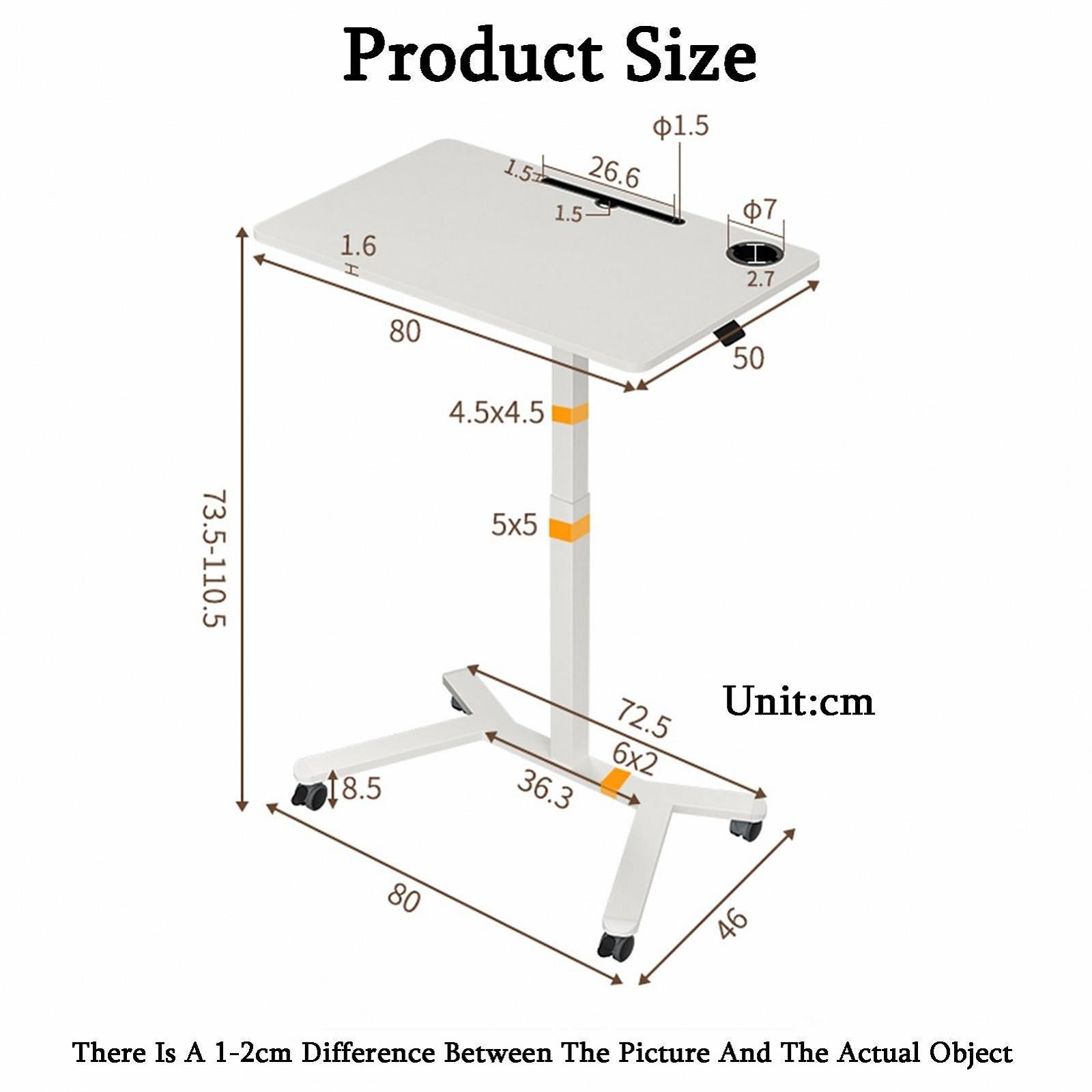 Напольная стойка для ноутбука, Портативный мобильный компьютерный стол, Регулируемый, Напольная полка для чтения книг, для офиса, дома, улицы, фото №2