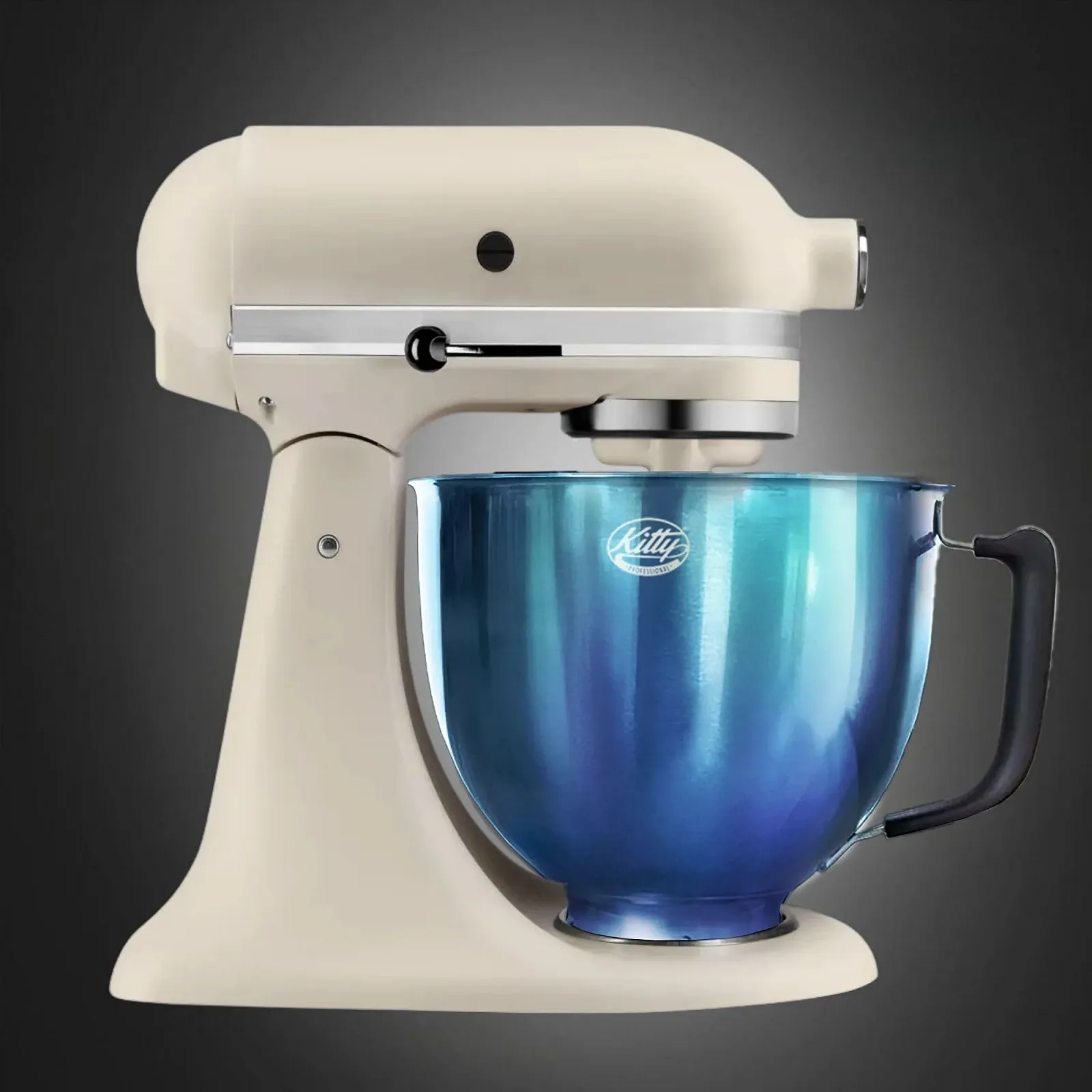 Миска Kitty Professional Super Bowl для Kitchen Aid 4,3 та 4,8 л нержавіюча сталь Блакитне небо, фото №7