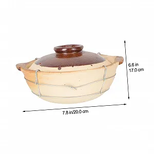 Кастрюля LABRIMP Глиняная с ручкой Антипригарная synthetic.ua - Фото 1