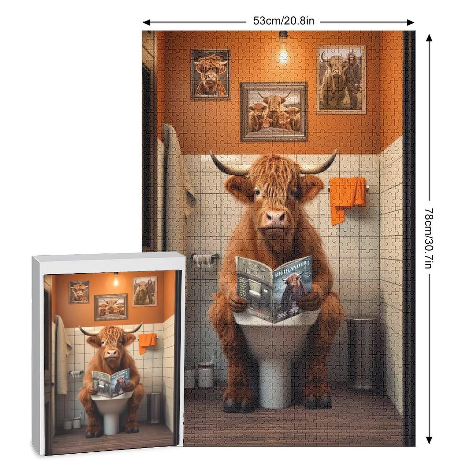 Пазл Cow 1000 елементів 78 x 53 см, фото №2