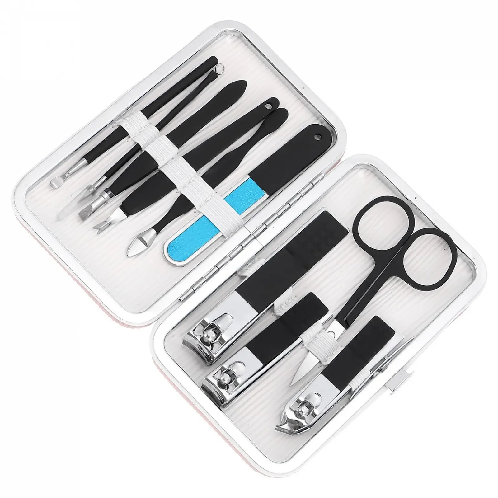 Набор для ухода за ногтями из нержавеющей стали Черный, фото №1
