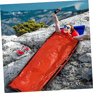 Мішок KOMBIUDA Sleeping Bag для дорослих утеплені ковдри для вулиці рятувальний ковдра стійкий до розривів PE матеріал synthetic.ua - Фото 1