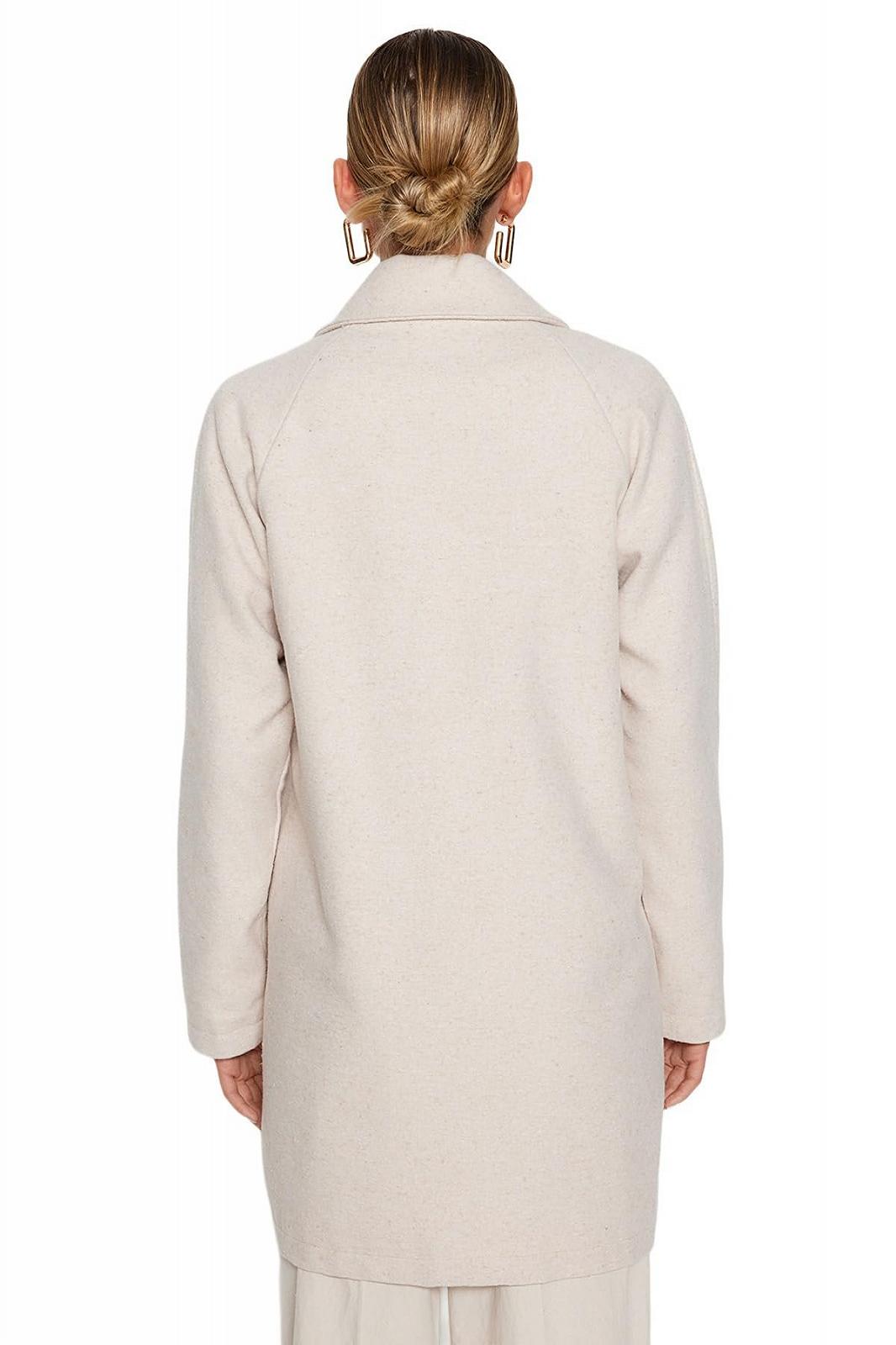 Пальто TRENDYOL Прямой Длинный рукав Стандартный, фото №6 Пальто TRENDYOL Прямой Длинный рукав Стандартный, фото №6