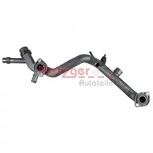 Трубка охлаждающей жидкости METZGER 4010197 AUDI головка блока цилиндров передняя synthetic.ua - Фото 1