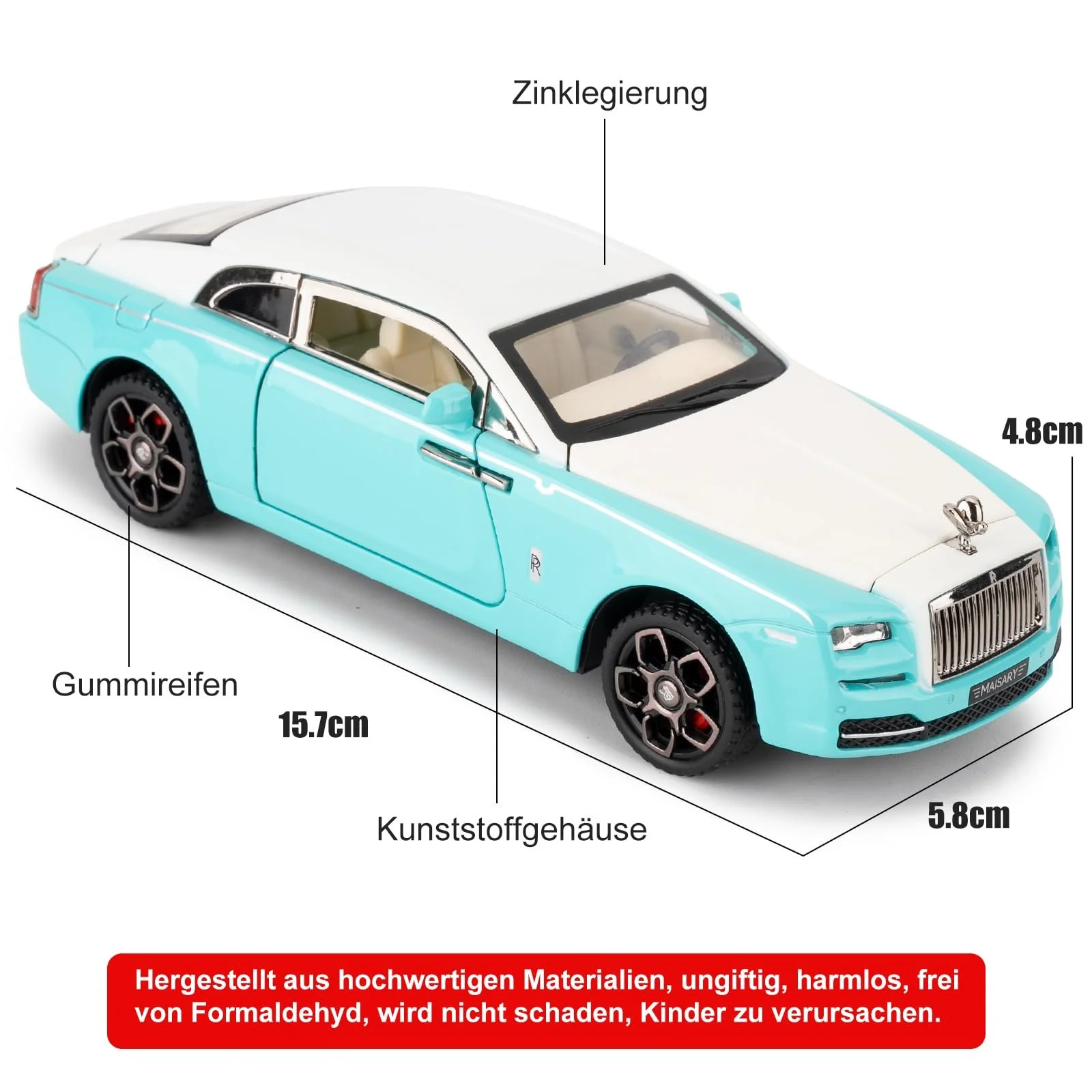 Rolls Royce Phantom Легковая металлическая модель автомобиля 1/32, игрушечная машинка со звуком и светом с функцией оттягивания, подходит для коллекционирования моделей автомобилей, подарки для детей Синий, фото №2 Rolls Royce Phantom Легковая металлическая модель автомобиля 1/32, игрушечная машинка со звуком и светом с функцией оттягивания, подходит для коллекционирования моделей автомобилей, подарки для детей Синий, фото №2