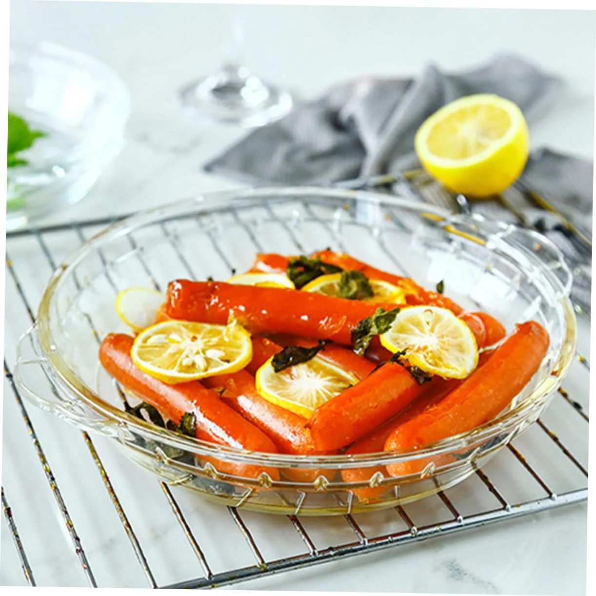 Форма для запікання Sosoport Скляна Жаростійка З ергономічними ручками, фото №6