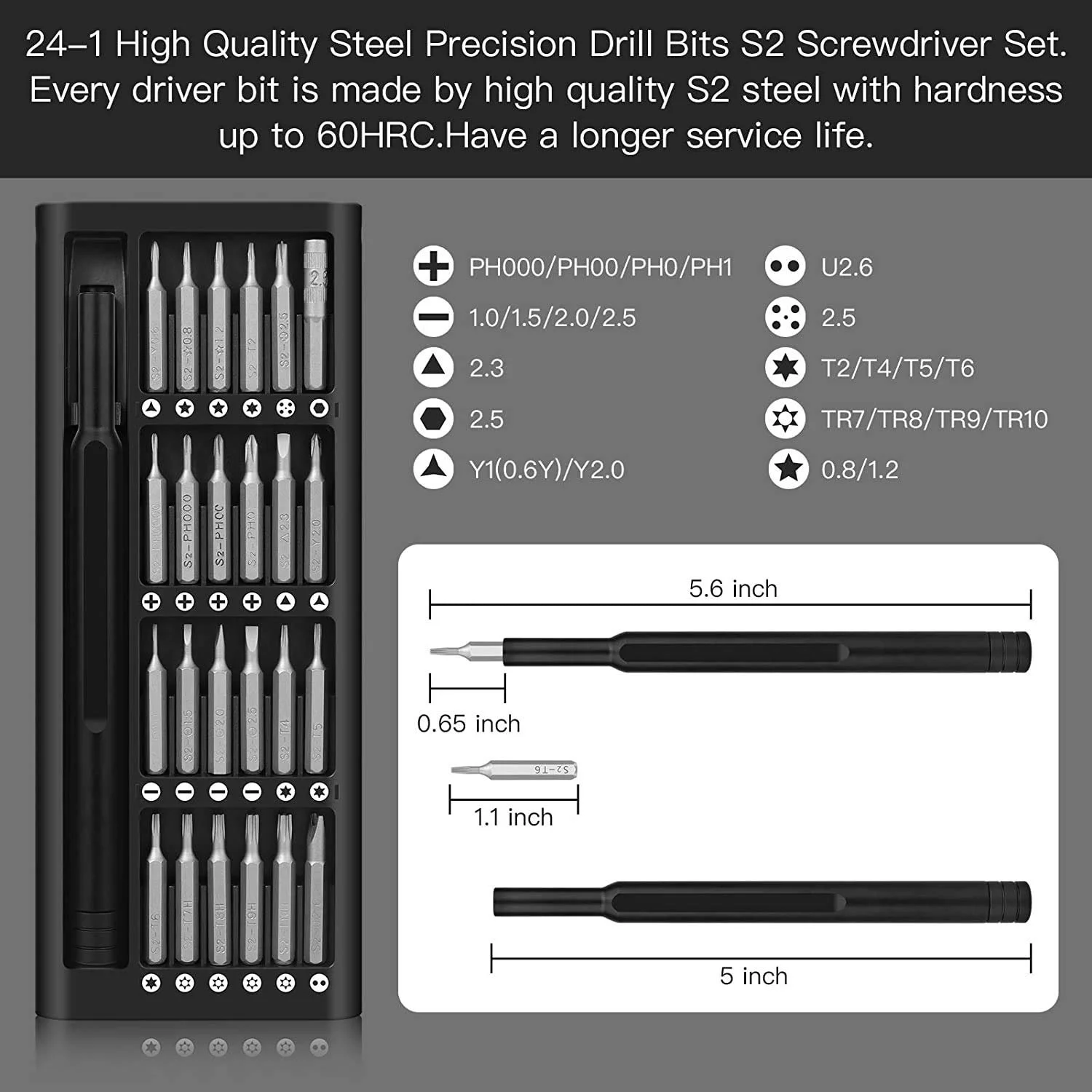 Набор отверток WINTAPE Precision 25 в 1 с 24 битами магнитный, фото №2 Набор отверток WINTAPE Precision 25 в 1 с 24 битами магнитный, фото №2