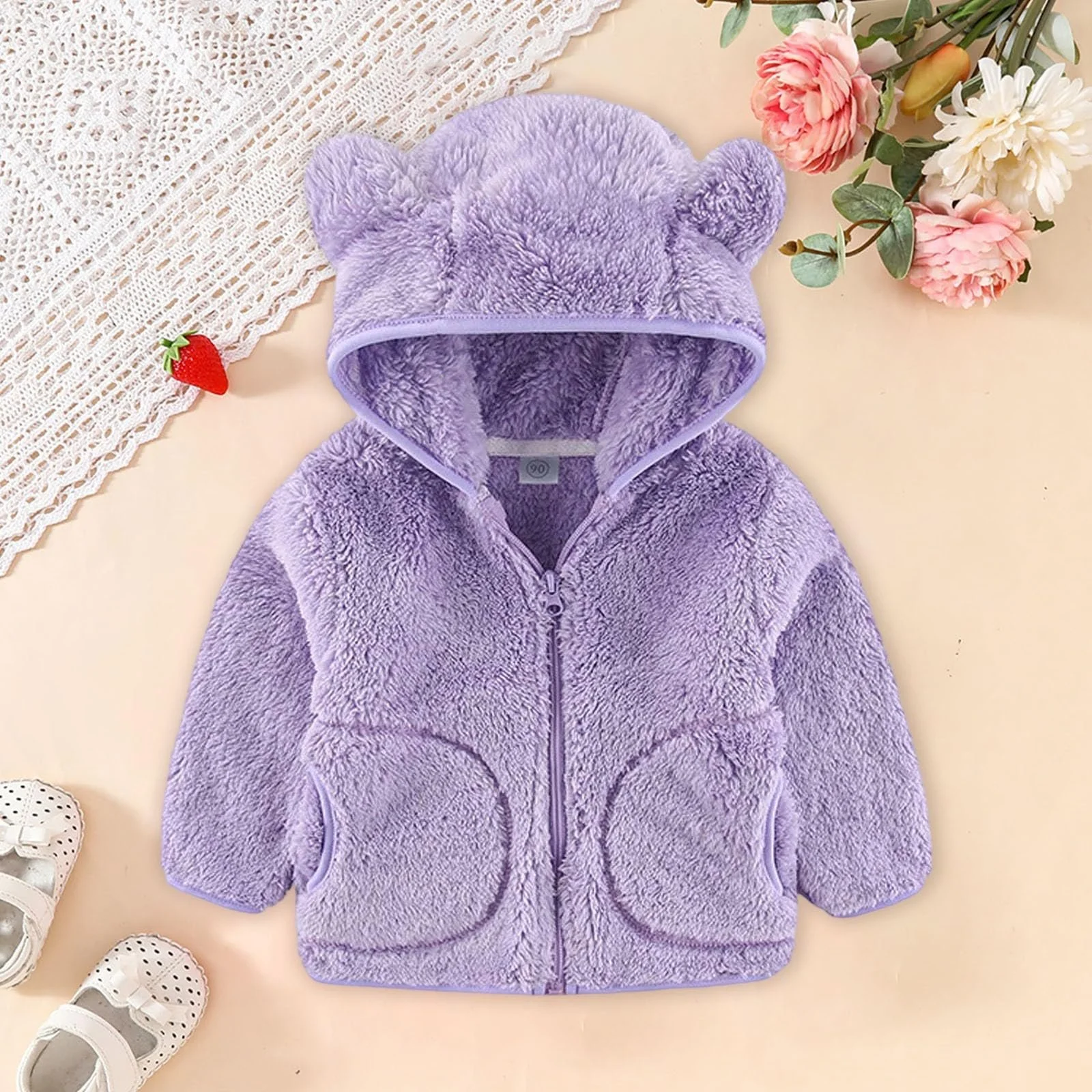 Куртка зимняя флисовая для мальчиков, ветрозащитная, удобная, повседневная, зимнее пальто, куртки, длинный рукав, стеганая куртка, верхняя одежда, классическая унисекс зимняя куртка, теплая модная переходная куртка Generisch, фото №2