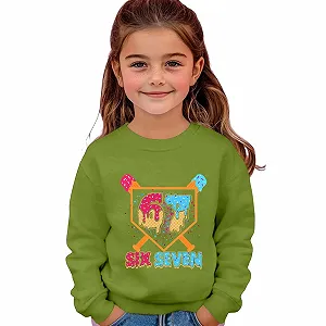 Детская толстовка для мальчиков и девочек, повседневный пуловер, модная толстовка с круглым вырезом, уютный пуловер с принтом 67, толстовка с длинными рукавами, худи - Фото 1