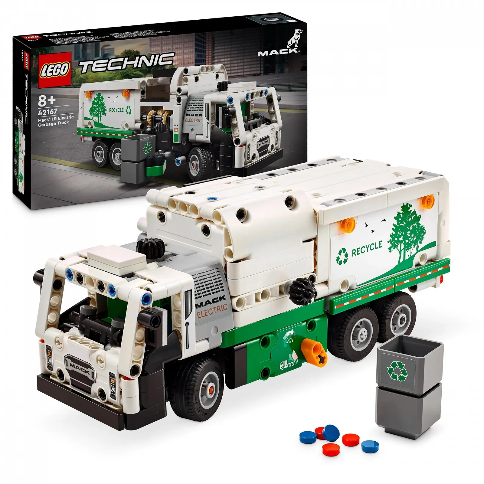 Конструктор Lego Technic Mack LR Electric Garbage Truck 42167, фото №1