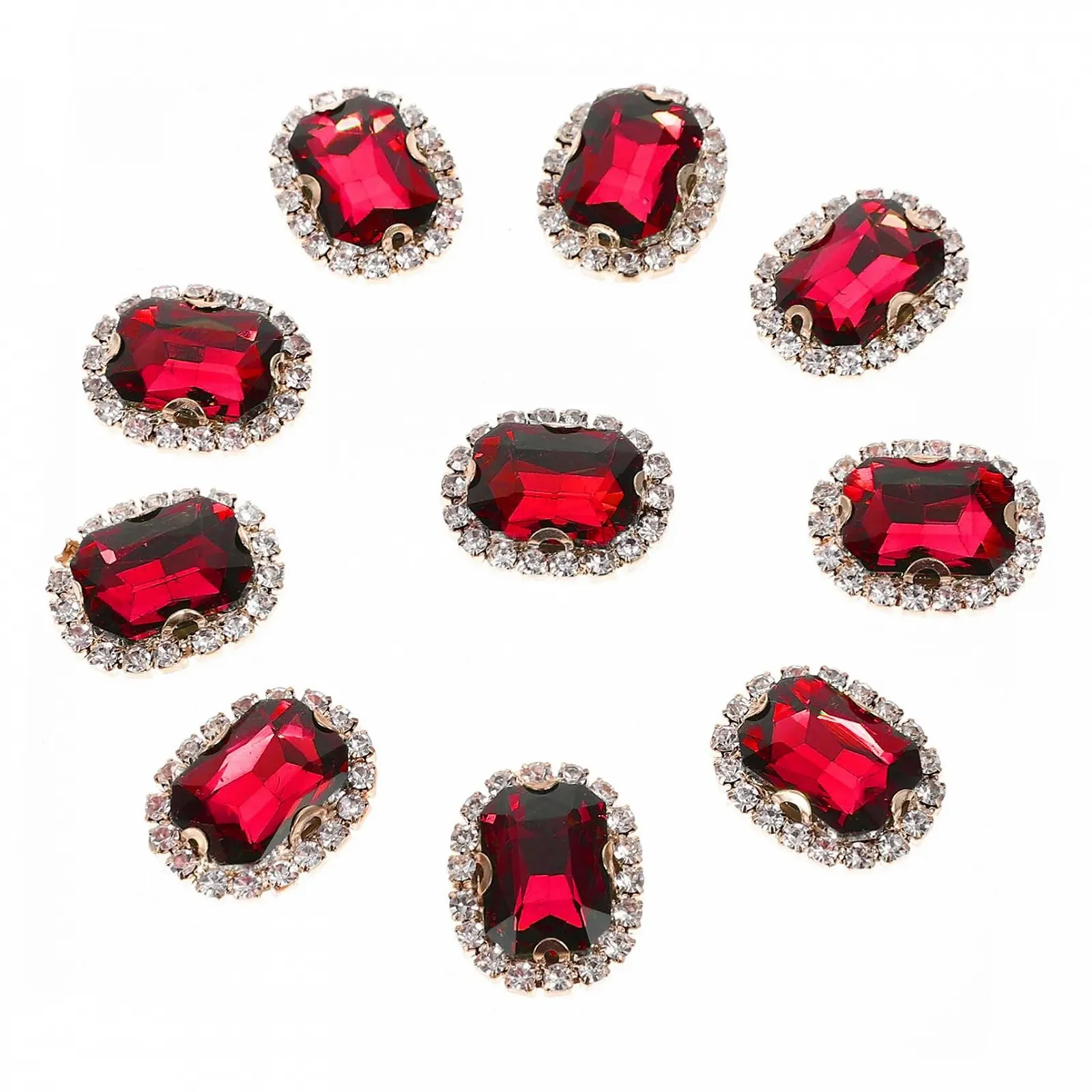 Стрази Пришивні для одягу 20 шт., фото №1