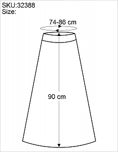 Спідниця максі GURU SHOP Hippie synthetic.ua - Фото 1