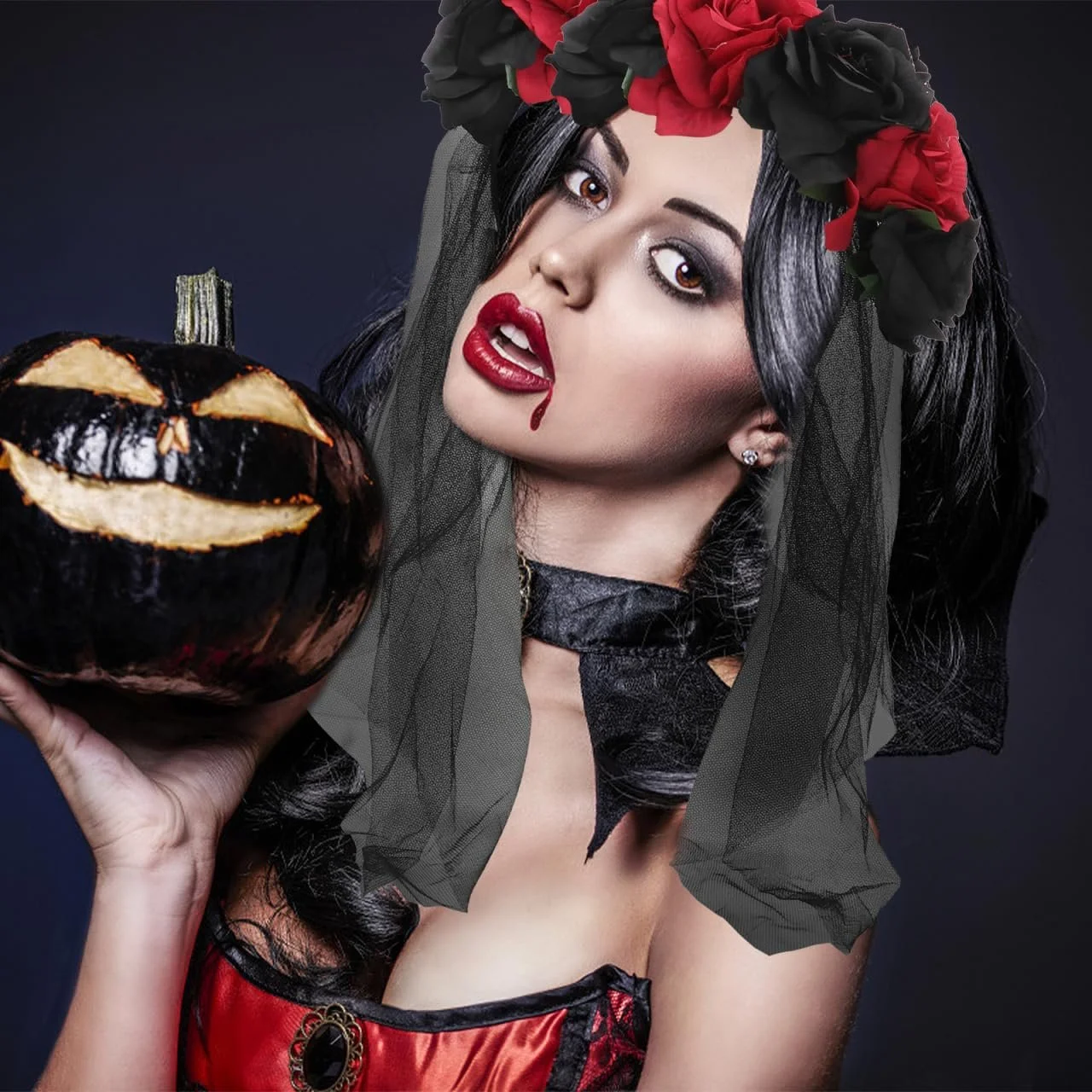 Обруч на голову Цветок Роза, фото №3