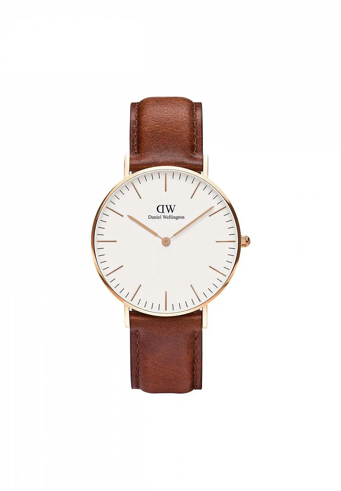 Часы Daniel Wellington Classic St Mawes Кожаные Коричневые / Розовое Золото 36 мм для Мужчин и Женщин, фото №7 Часы Daniel Wellington Classic St Mawes Кожаные Коричневые / Розовое Золото 36 мм для Мужчин и Женщин, фото №7