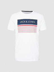Футболка Jack&Jones TEE SS CREW NECK 12221009 Белый 2XL - Фото 1