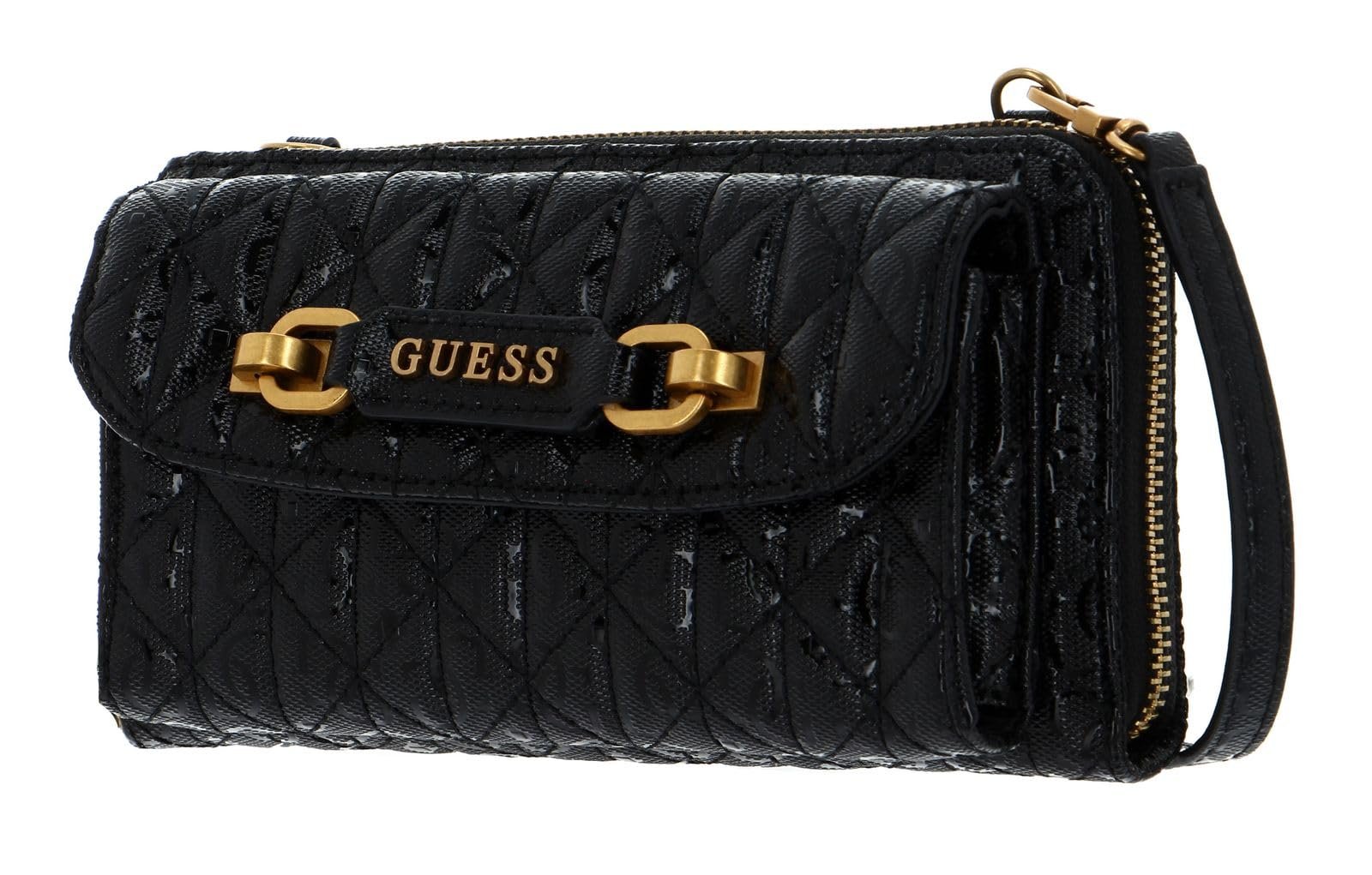 Кошелек GUESS Aveta Mini Crossbody Flap Organiser Черный, черный, Элегантный, фото №2
