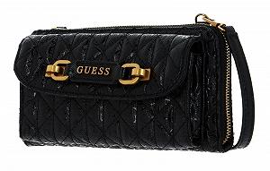 Кошелек GUESS Aveta Mini Crossbody Flap Organiser Черный, черный, Элегантный synthetic.ua - Фото 1