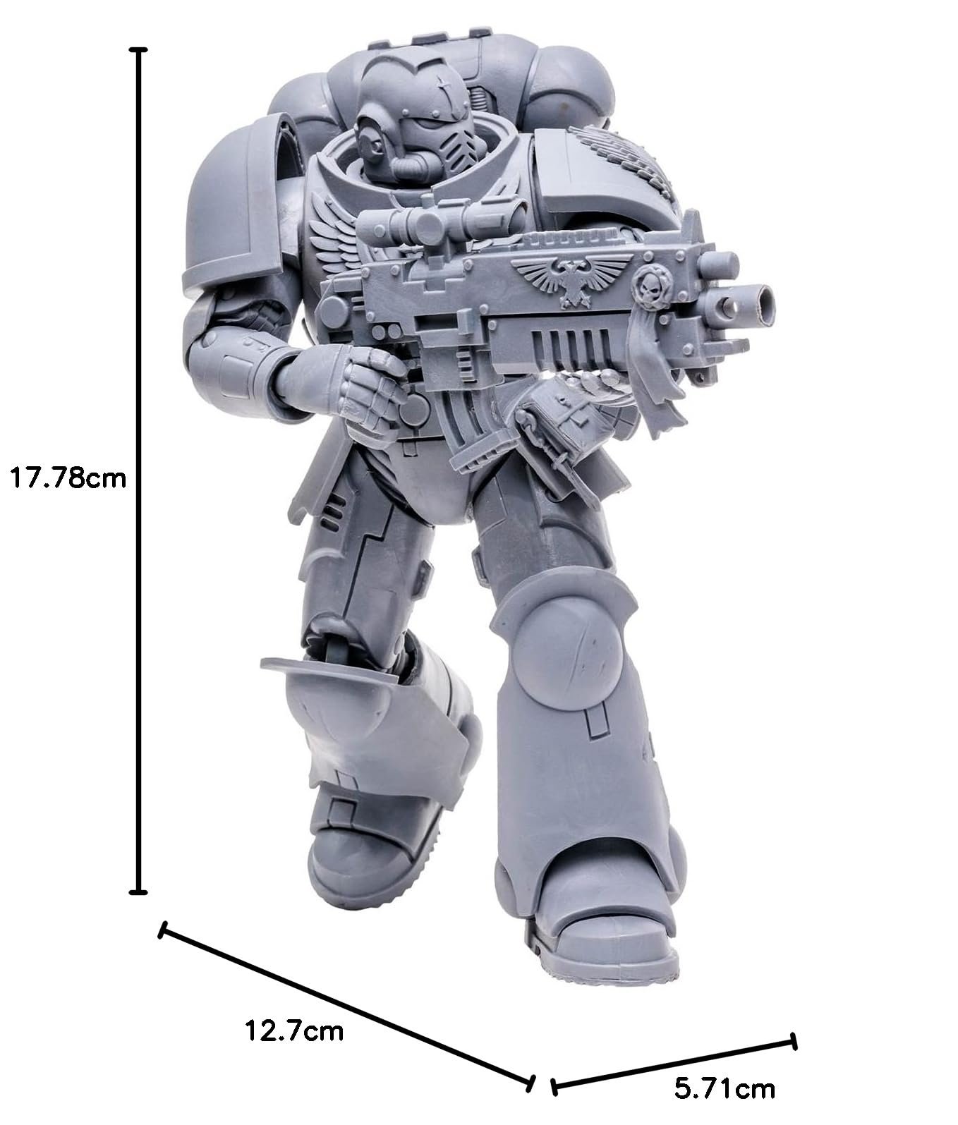 Экшн-фигурка McFarlane Warhammer 40k Dark Angels Intercessor (Artist Proof) 18 см, фото №9